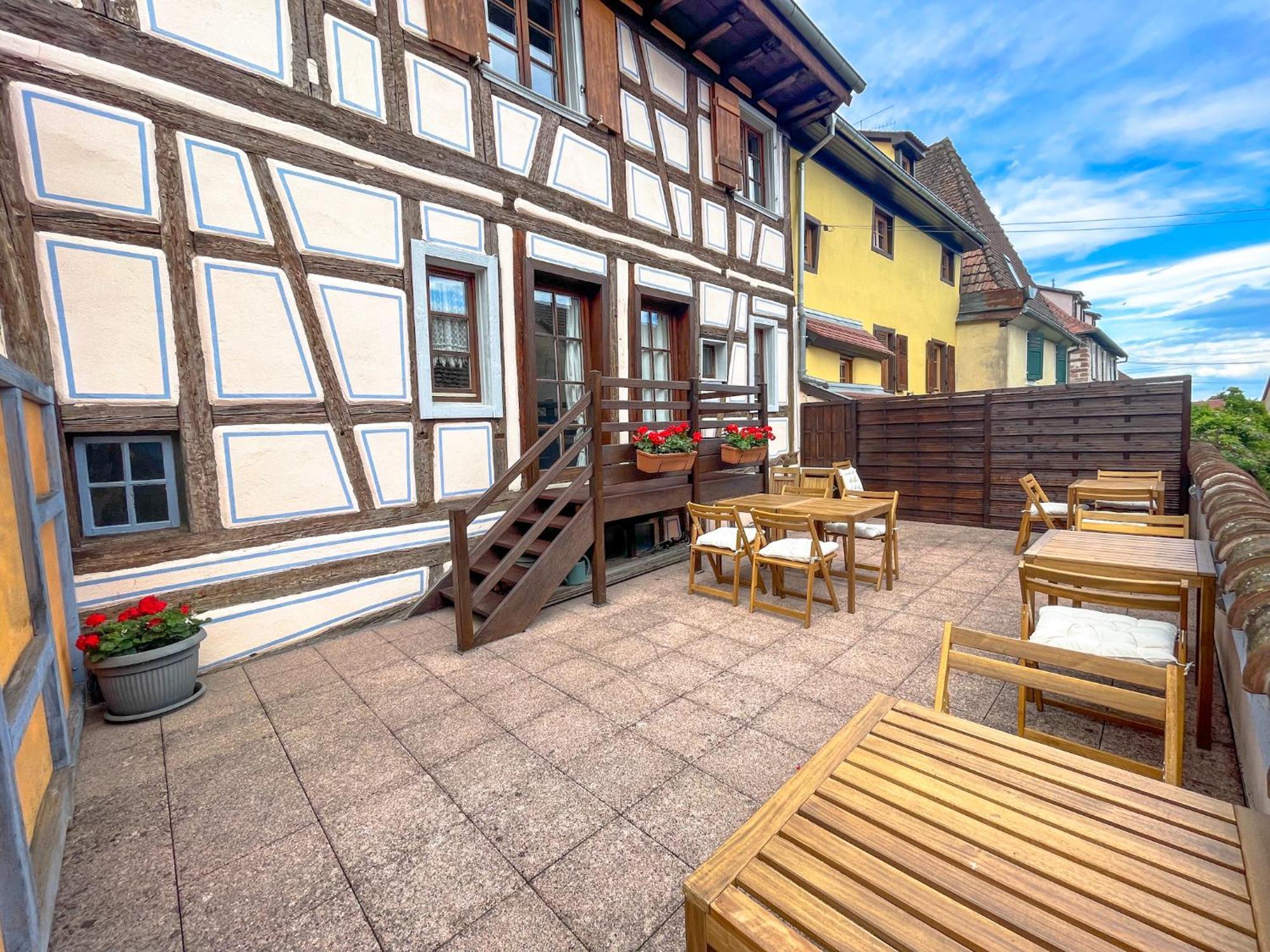 La Maison Bleue - Historic House In The Heart Of Riquewihr Exterior photo